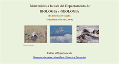 Desktop Screenshot of biologiaygeologia.ieslosmanantiales.com