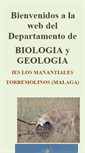 Mobile Screenshot of biologiaygeologia.ieslosmanantiales.com